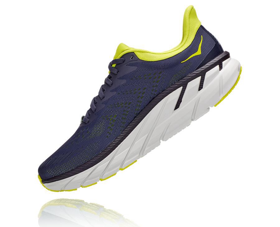 Zapatillas Running Hoka One One Hombre - Clifton 7 - Azul Marino - GWK540136